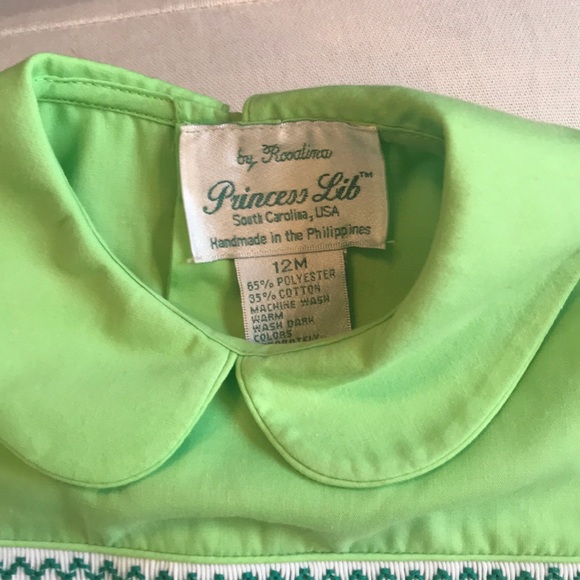 NWT Princess Lib smocked bubble size 12 month - Picture 4 of 5